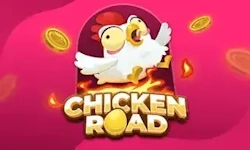 Chicken Road, jogo da InOut Games com galinha atravessando estradas perigosas