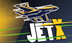 JetX, crash game da SmartSoft com caça estilizado em pixel art