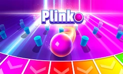 Plinko, jogo de disco da Ricochet que cai em multiplicadores na base