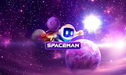 Spaceman, crash game da Pragmatic Play com astronauta flutuando no espaço